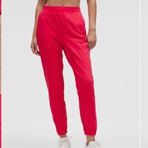 lululemon🍋Adapted State Women's Jogger Red Glow -HR-Full Length Size 10